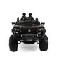 Letzride Max-DX Ride on Monster Truck Jeep for Kids- The Electric Rechargeable Big Wheeler Jeep with Colored Alloys, Music, Led Lights and Swing| Battery Car for 2 to 8 Years Kid - Black