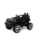 Letzride Max-DX Ride on Monster Truck Jeep for Kids- The Electric Rechargeable Big Wheeler Jeep with Colored Alloys, Music, Led Lights and Swing| Battery Car for 2 to 8 Years Kid - Black