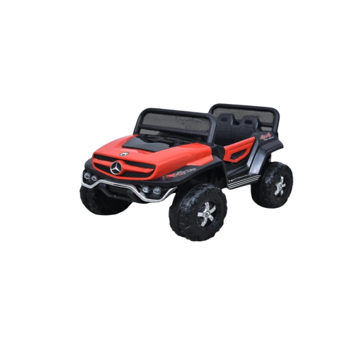 Letzride 2288 Battery Operated Ride on Jeep for Kids with Music, Lights and Swing- Electric Remote Control Ride on Jeep for Children to Drive of Age 1 to 6 Years-Red