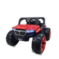 Letzride KV695 Big Wheeler Battery Operated Jeep for Kids- The Electric Ride on Car with 2x6v Batteries, Music System Swing and Remote Jeep for 2 to 4 Years Children to Drive (Red)