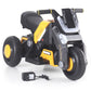 Kids Electric Ride-On Bike with Music Player, LED Light, 6V Battery, Ages 1-4 Years,Yellow