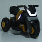 Kids Electric Ride-On Bike with Music Player, LED Light, 6V Battery, Ages 1-4 Years,Yellow