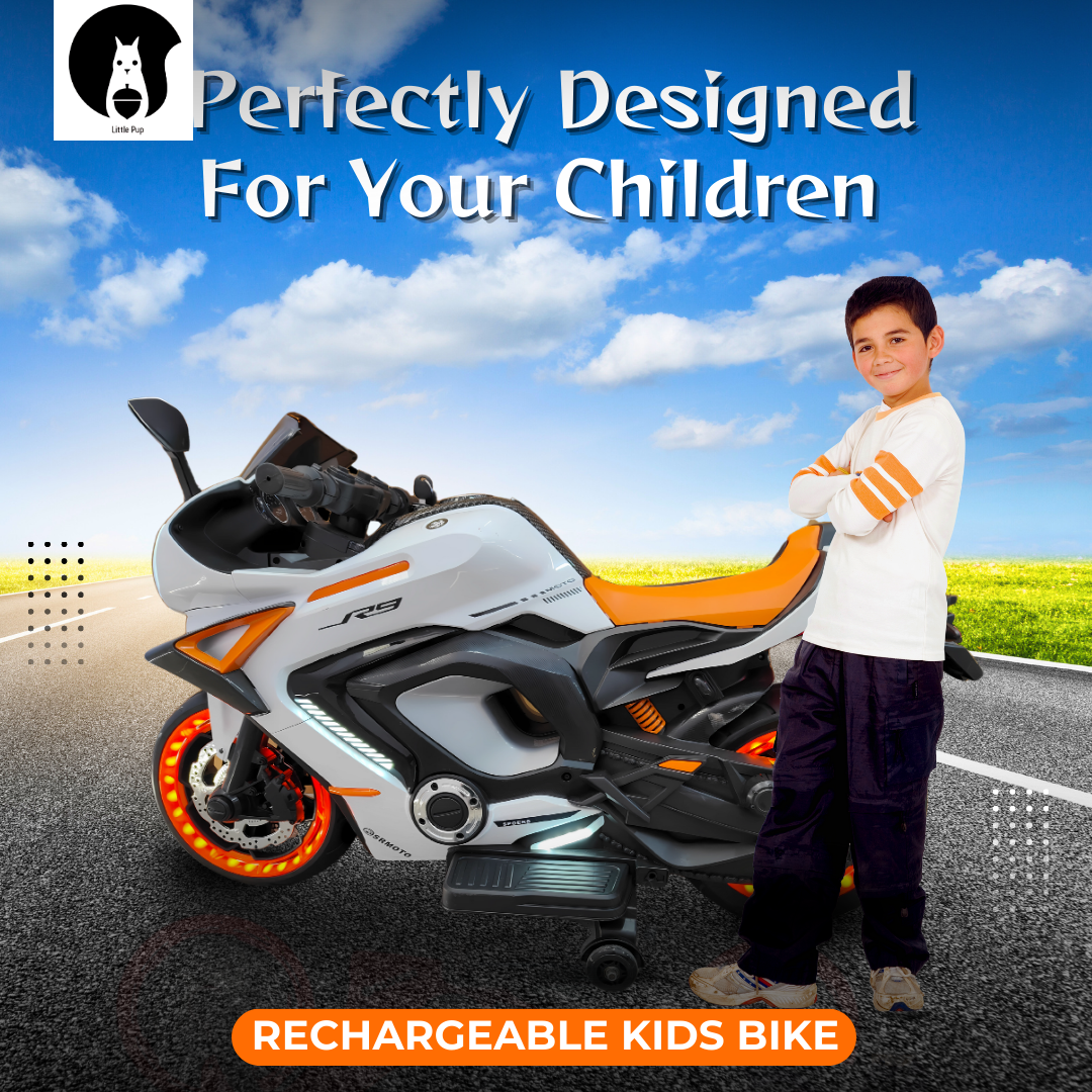 Yamaha R9 Bike Rechargeable Battery Operated Bike for Kids | Electric Bike | LED Light & Music Bike Battery Operated Ride On