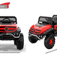 Letzride 2288 Battery Operated Ride on Jeep for Kids with Music, Lights and Swing- Electric Remote Control Ride on Jeep for Children to Drive of Age 1 to 6 Years-Matelic Red