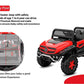 Letzride 2288 Battery Operated Ride on Jeep for Kids with Music, Lights and Swing- Electric Remote Control Ride on Jeep for Children to Drive of Age 1 to 6 Years-Matelic Red