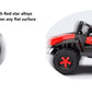 Letzride 2288 Battery Operated Ride on Jeep for Kids with Music, Lights and Swing- Electric Remote Control Ride on Jeep for Children to Drive of Age 1 to 6 Years-Matelic Red