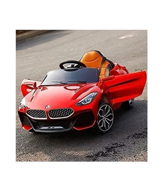 Battery Operated Electric Ride on Car for Kids with Rechargeable 12V Battery, Music, Lights and Swing (RED) 1 to 4 Year Kids