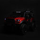 Letzride Battery Operated 4x4 Big Size Jeep 12V Battery Jeep Battery Operated Ride On - Dark Red