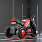 Kids' Electric Ride-On Bike, 6V, 6.5 Ah Battery, Music Player, LED Light, Ages 1-4 Years, Red