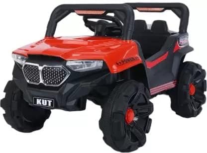 Letzride SUV Ride-On Battery Operated Remote Control Jeep for Kids 1 to 4 Year - Red