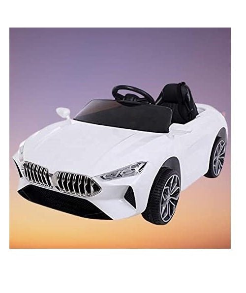 Battery Operated Car For KIDS| Ride on for Kids with Battery and Music System (White) Age 1 to 4 Years