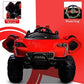 Letzride Max-D Ride on Monster Truck Jeep for Kids- The Electric Rechargeable Big Wheeler Jeep with Colored Alloys, Music, Led Lights and Swing| Battery Car for 2 to 8 Years Kid (Red)