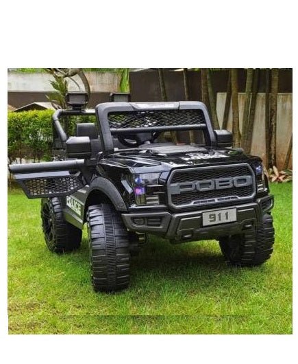 Battery Operated 4x4 Big Size Jeep 12V Battery Jeep Battery Operated Ride On - Black