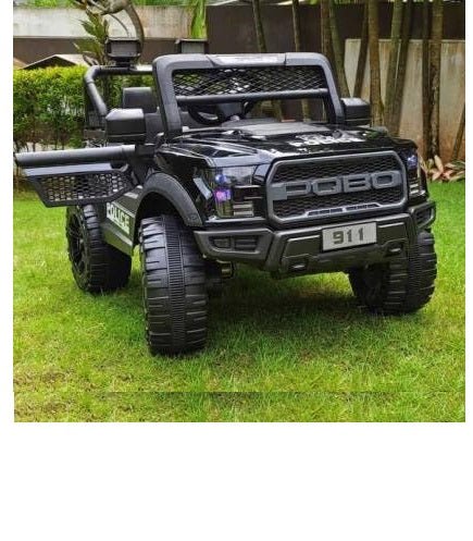 Battery Operated 4x4 Big Size Jeep 12V Battery Jeep Battery Operated Ride On -Black