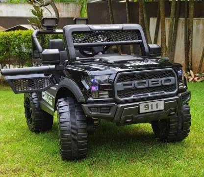 Battery Operated 4x4 Big Size Jeep 12V Battery Jeep Battery Operated Ride On -Black