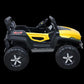 Letzride 2288 Battery Operated Ride on Jeep for Kids with Music, Lights and Swing- Electric Remote Control Ride on Jeep for Children to Drive of Age 1 to 6 Years-Yellow