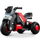 Kids' Electric Ride-On Bike, 6V, 6.5 Ah Battery, Music Player, LED Light, Ages 1-4 Years, Red