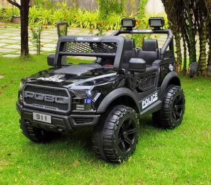 Battery Operated 4x4 Big Size Jeep 12V Battery Jeep Battery Operated Ride On - Black