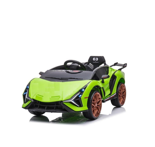 Battery Operated Car For Kids |Speed Car 1919 for Kids Battery Operated Ride on Car Double Open Race Car (Green)