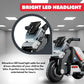 Kids Electric Ride-On Bike, 6V Battery Powered, with LED Lights and Music Player, Ages 1-4 Years, Grey