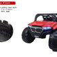 Letzride KV695 Big Wheeler Battery Operated Jeep for Kids- The Electric Ride on Car with 2x6v Batteries, Music System Swing and Remote Jeep for 2 to 4 Years Children to Drive (Red)