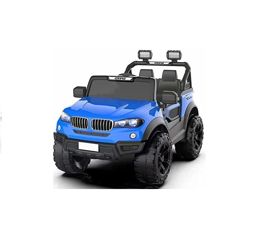 BATTERY OPERATED CAR FOR Kids Speed-888 Ride-On 12V 7ah Rechargeable Battery Operated Solid Designed Jeep for 1 to 7 Year Kids| Boys| Girls| Children - Blue