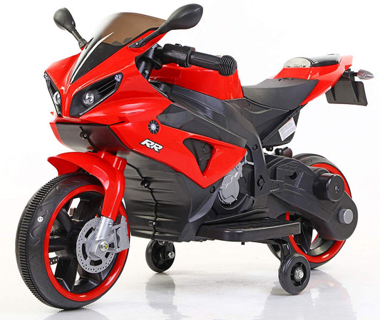 Battery Operated Bike For Kids  Mini Yamaha R1 Bike with Rechargeable Battery Operated Ride On Bike - Red (1 to 4 Years)