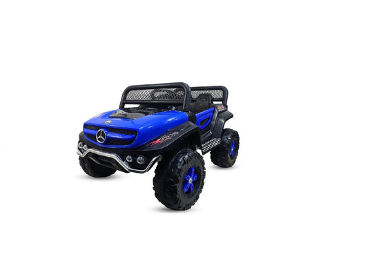 Letzride 2288 Battery Operated Ride on Jeep for Kids with Music, Lights and Swing- Electric Remote Control Ride on Jeep for Children to Drive of Age 1 to 6 Years-Blue