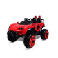 Letzride Max-D Ride on Monster Truck Jeep for Kids- The Electric Rechargeable Big Wheeler Jeep with Colored Alloys, Music, Led Lights and Swing| Battery Car for 2 to 8 Years Kid (Red)