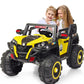 Battery Operated 4x4 Big Size 12V Battery Ride On Truck, Jeep for Kids Drive 2 to 10 Years | Motor for Steering | Remote Control | Suspensions | Jumbo Driving Car